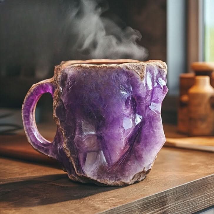 Kaffeetasse aus Mineralglas – Natürliche Eleganz 