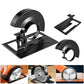 Adjustable angle grinder support for maximum safety 
