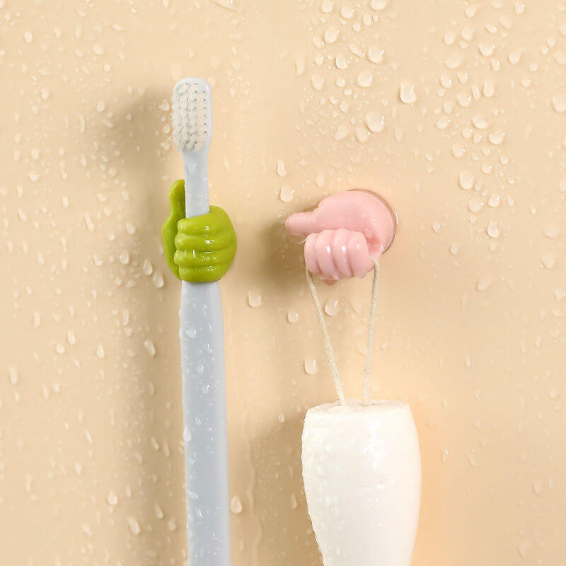 Clever hooks for cables, brushes, earphones, and more (x10) 