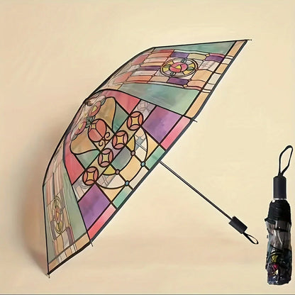 Parapluie vitrail : élégance et protection instantanée