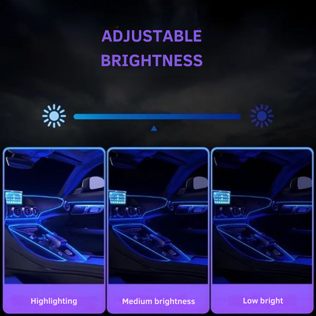 LED-verlichting voor een stijlvolle auto-interieur 