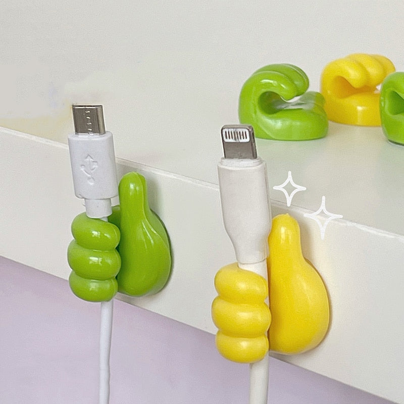 Clever hooks for cables, brushes, earphones, and more (x10) 