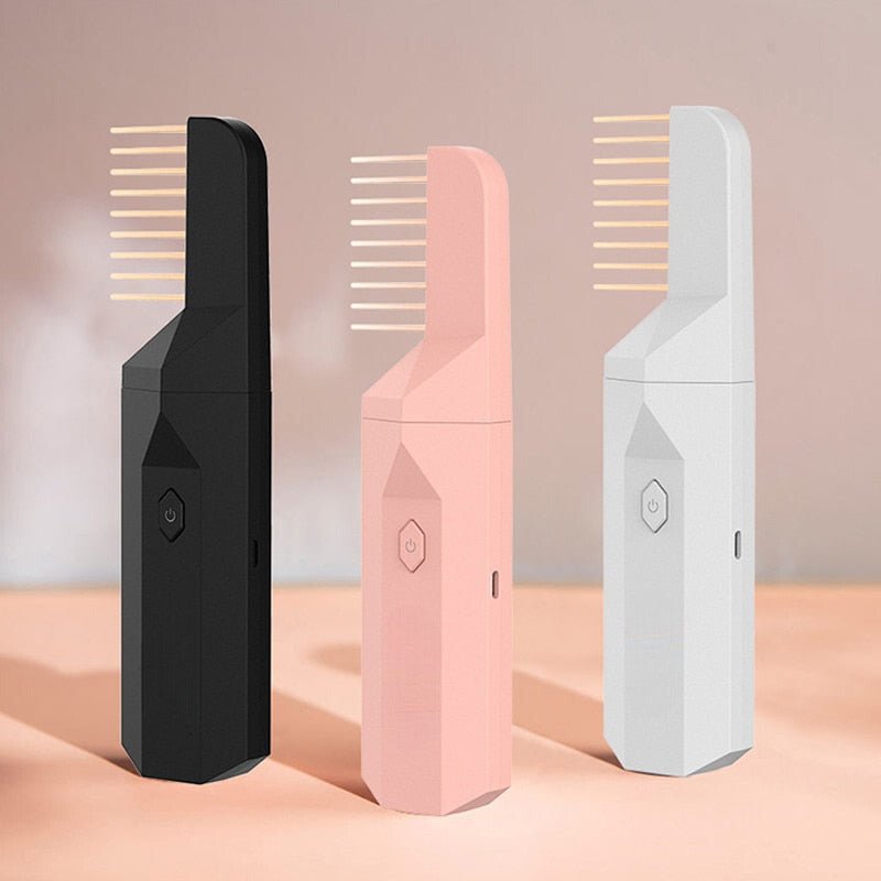 Cepillo de vapor calentado para un cabello liso perfecto 